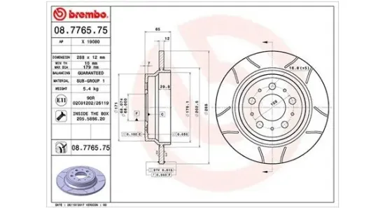 Bremsscheibe MAGNETI MARELLI 360406051905 Bild Bremsscheibe MAGNETI MARELLI 360406051905