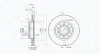 Bremsscheibe Vorderachse MAGNETI MARELLI 360406002001
