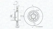 Bremsscheibe MAGNETI MARELLI 360406002401