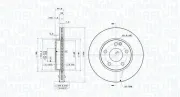 Bremsscheibe Vorderachse MAGNETI MARELLI 360406007201