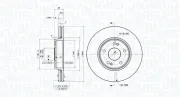 Bremsscheibe MAGNETI MARELLI 360406008601