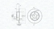 Bremsscheibe MAGNETI MARELLI 360406012801