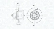 Bremsscheibe MAGNETI MARELLI 360406013401