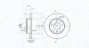 Bremsscheibe Vorderachse MAGNETI MARELLI 360406014801