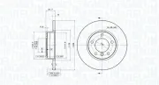 Bremsscheibe MAGNETI MARELLI 360406015901