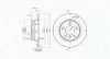 Bremsscheibe Hinterachse MAGNETI MARELLI 360406016101