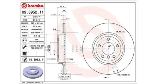 Bremsscheibe Vorderachse MAGNETI MARELLI 360406017101 Bild Bremsscheibe Vorderachse MAGNETI MARELLI 360406017101