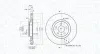 Bremsscheibe Vorderachse MAGNETI MARELLI 360406028901
