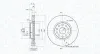 Bremsscheibe Vorderachse MAGNETI MARELLI 360406029201