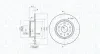Bremsscheibe Hinterachse MAGNETI MARELLI 360406029301