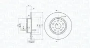 Bremsscheibe MAGNETI MARELLI 360406029301