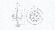 Bremsscheibe MAGNETI MARELLI 360406029701