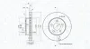 Bremsscheibe Vorderachse MAGNETI MARELLI 360406030001