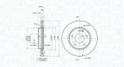 Bremsscheibe MAGNETI MARELLI 360406032701