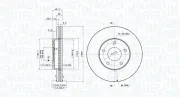 Bremsscheibe MAGNETI MARELLI 360406036801