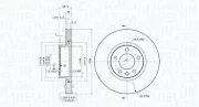 Bremsscheibe MAGNETI MARELLI 360406037701