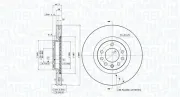 Bremsscheibe MAGNETI MARELLI 360406039901