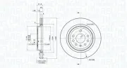 Bremsscheibe MAGNETI MARELLI 360406040101