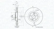 Bremsscheibe MAGNETI MARELLI 360406044401