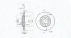 Bremsscheibe Vorderachse MAGNETI MARELLI 360406049601