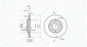 Bremsscheibe Vorderachse MAGNETI MARELLI 360406049601