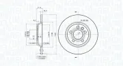 Bremsscheibe MAGNETI MARELLI 360406050401