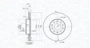 Bremsscheibe MAGNETI MARELLI 360406050501