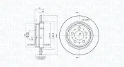 Bremsscheibe MAGNETI MARELLI 360406051901