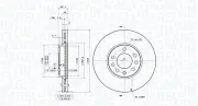 Bremsscheibe MAGNETI MARELLI 360406053801