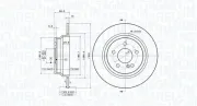 Bremsscheibe MAGNETI MARELLI 360406057301