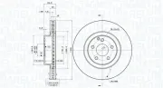 Bremsscheibe Vorderachse MAGNETI MARELLI 360406059101