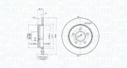 Bremsscheibe MAGNETI MARELLI 360406060201