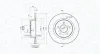 Bremsscheibe Hinterachse MAGNETI MARELLI 360406061601