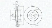 Bremsscheibe Vorderachse MAGNETI MARELLI 360406069701