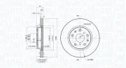 Bremsscheibe Vorderachse MAGNETI MARELLI 360406070801
