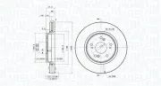 Bremsscheibe Vorderachse MAGNETI MARELLI 360406079101