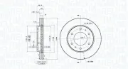 Bremsscheibe Vorderachse MAGNETI MARELLI 360406079501