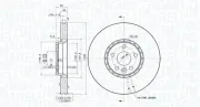 Bremsscheibe MAGNETI MARELLI 360406081101