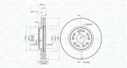Bremsscheibe Vorderachse MAGNETI MARELLI 360406090101