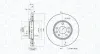 Bremsscheibe Vorderachse MAGNETI MARELLI 360406108301