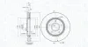 Bremsscheibe Vorderachse MAGNETI MARELLI 360406119601