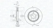Bremsscheibe Vorderachse MAGNETI MARELLI 360406119601