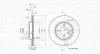 Bremsscheibe Vorderachse MAGNETI MARELLI 360406120301