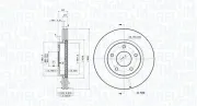 Bremsscheibe MAGNETI MARELLI 360406120801