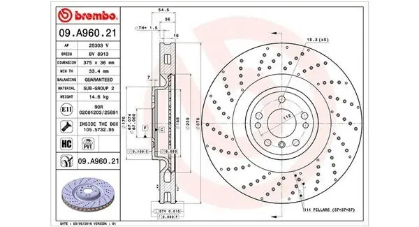 Bremsscheibe MAGNETI MARELLI 360406122601