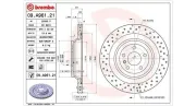 Bremsscheibe Hinterachse MAGNETI MARELLI 360406122801