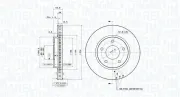 Bremsscheibe MAGNETI MARELLI 360406123001