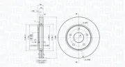 Bremsscheibe MAGNETI MARELLI 360406123201