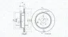 Bremsscheibe Hinterachse MAGNETI MARELLI 360406123701