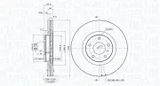 Bremsscheibe MAGNETI MARELLI 360406125701